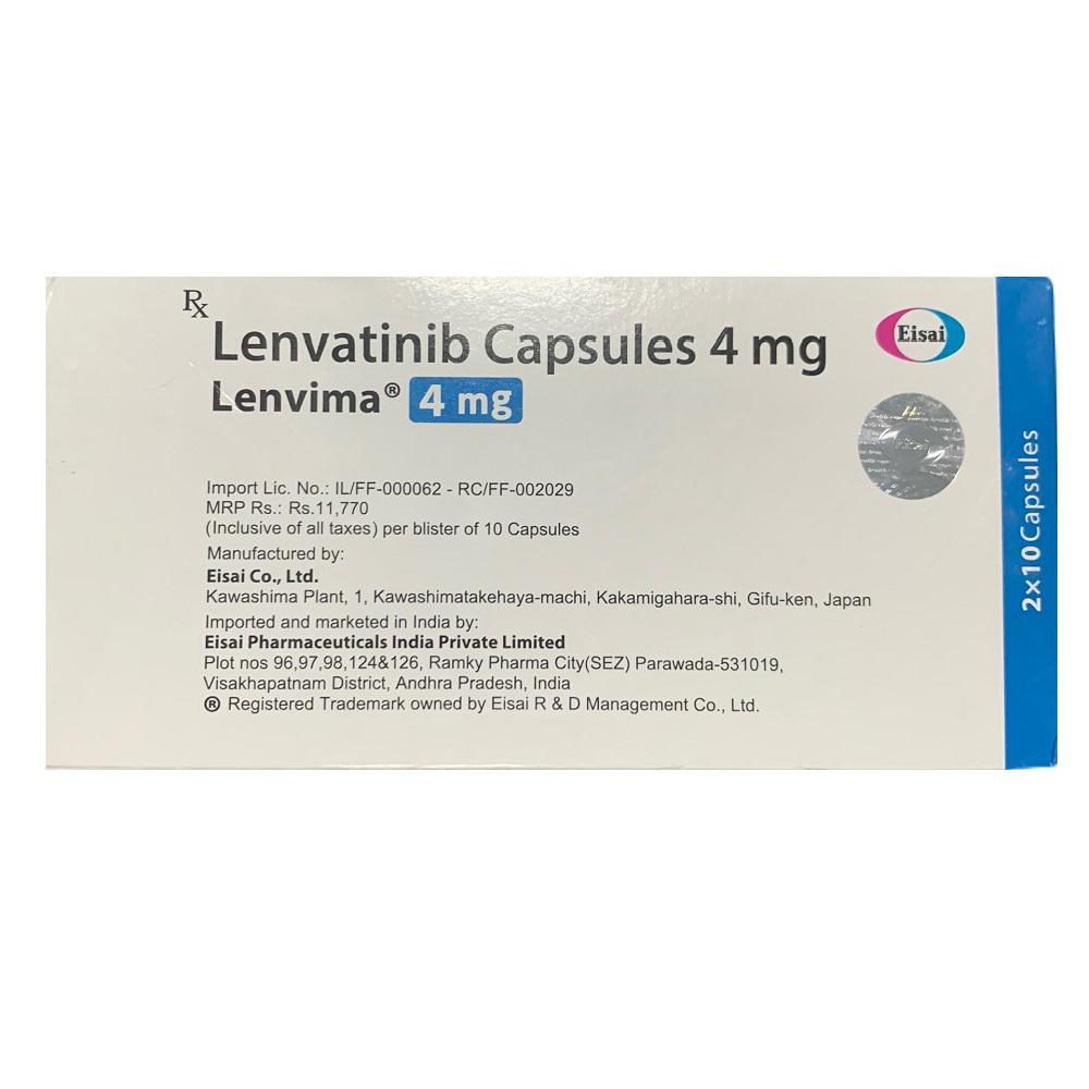 Lenvima 4mg (Lenvatinib) Eisai IP (H/20V) 