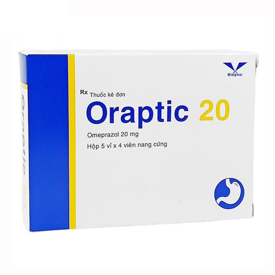 Oraptic 20 (Omeprazole) Bidiphar (H/20v)