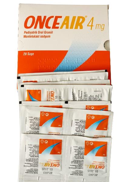 ONCEAIR 4mg (Montelukast) Abdi Ibrahim Turkey (H/28 goi)