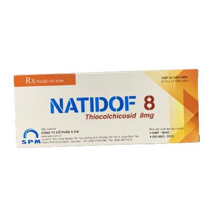 Natidof 8mg (Thiocolchisid) SPM (H/30v)