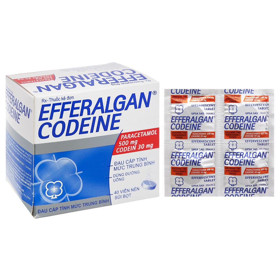 Efferalgan Codein Bristol (H/40v) Sủi Đỏ