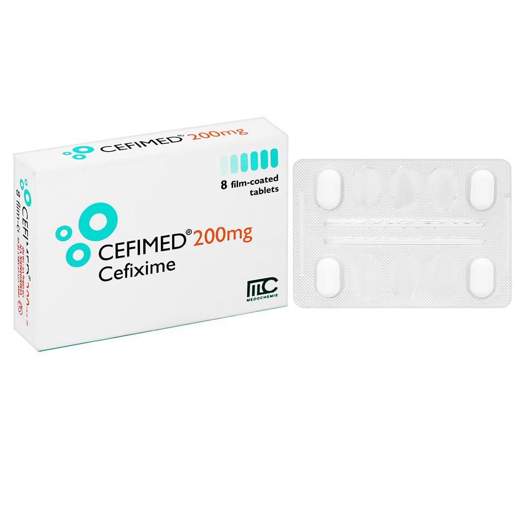 Cefimed 200 (Cefixime) Medochemie (H/8v)