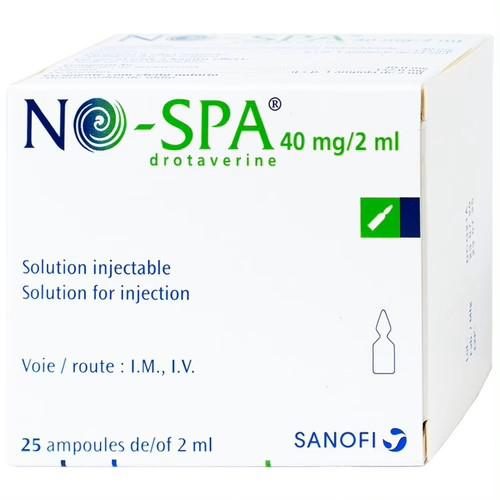 No-Spa 40mg (Drotaverin) Sanofi (H/25 ống/2ml)