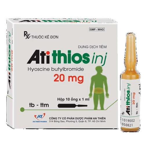 Atithios Inj (Hyoscine) 20mg/1ml An Thiên (H/10ống)
