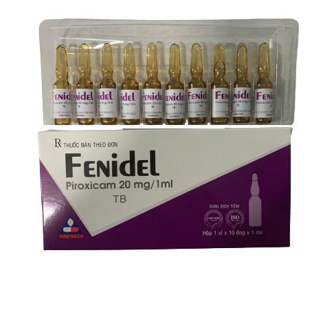 Fenidel (Piroxicam) 20mg/ml Vinphaco (H/10o)