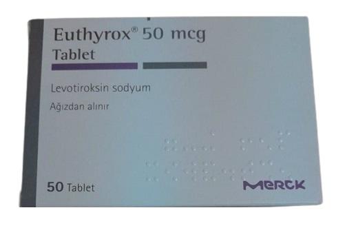 Euthyrox 50mcg (Levothyroxin) Merck (H/50V) TNK