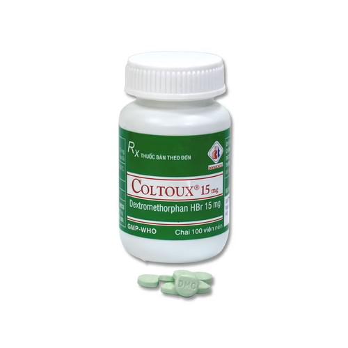 Coltoux (Dextromethorphan) 15mg Domesco (C/100v)