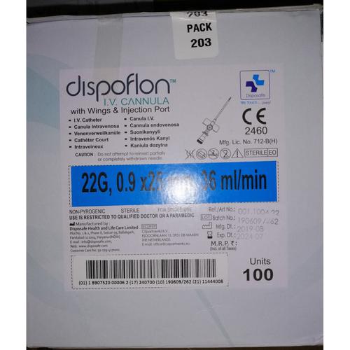 Kim luồn Dispoflon Ấn 22 (Hộp)