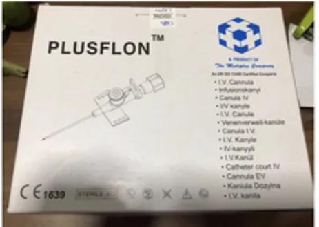 Kim luồn tĩnh mạch Plusflon 24G (Hộp)