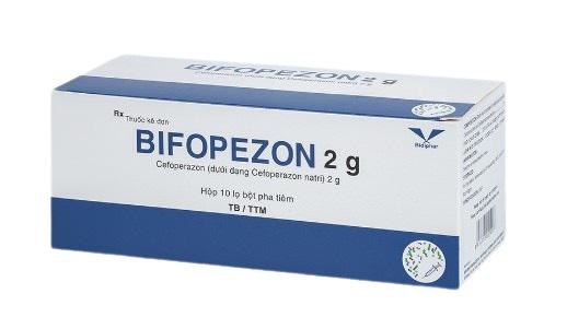 Bifopezon 2g (Cefoperazon) Bidiphar  (H/10 Lọ)