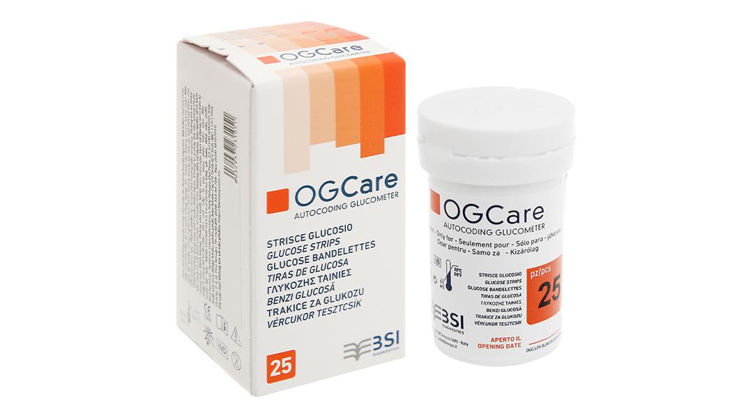 Que thử đường huyết OGcare (h/25que)