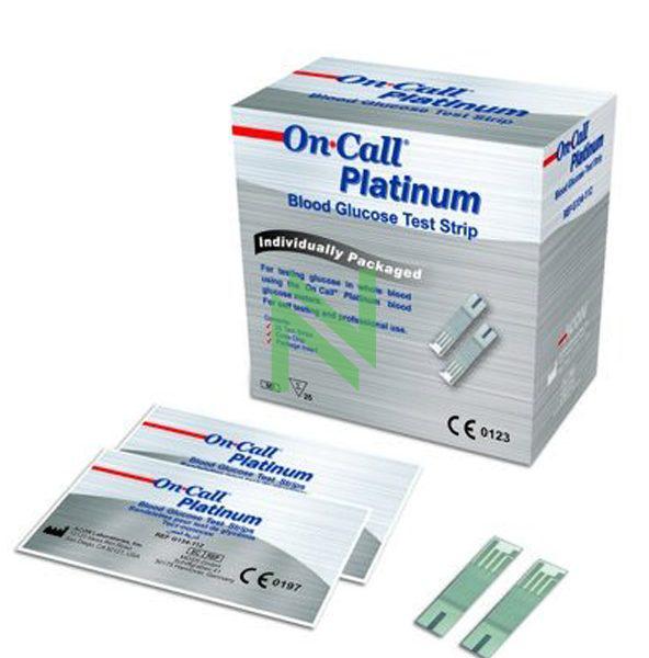 Que thử đường huyết On Call Platinum (hộp)