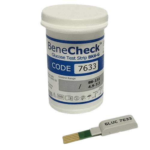 Que thử Glucose máy đo Benecheck (h/50que)