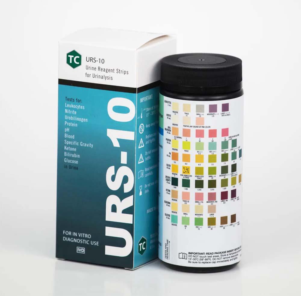 Que thử nước tiểu 10 thông số Teco URS-10 (hộp)