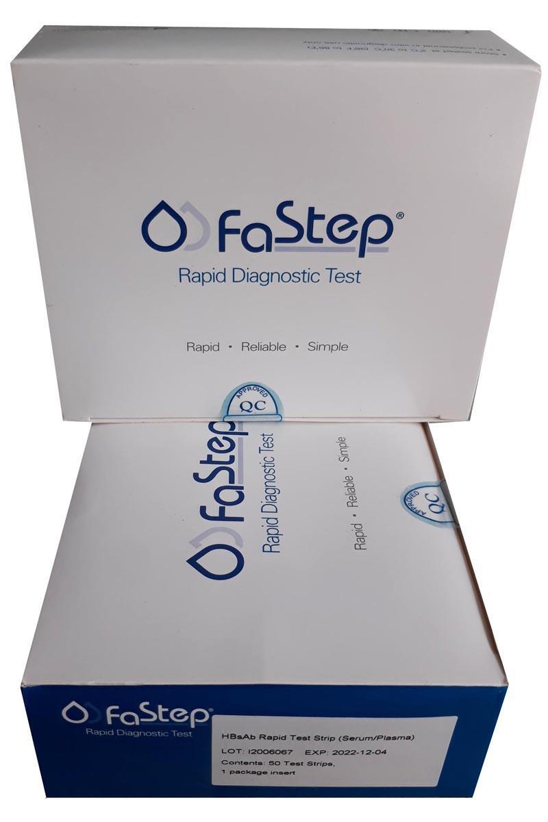 Test chẩn đoán HBsAb Rapid Test Strip Fastep (h/50test)