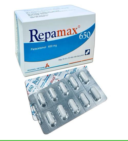 Repamax (Paracetamol) 650mg Roussel (H/100v)
