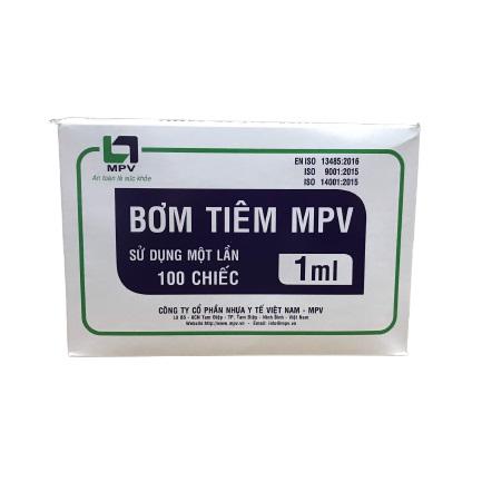 Bơm Tiêm MPV 1ml 26g (Hộp/100c)