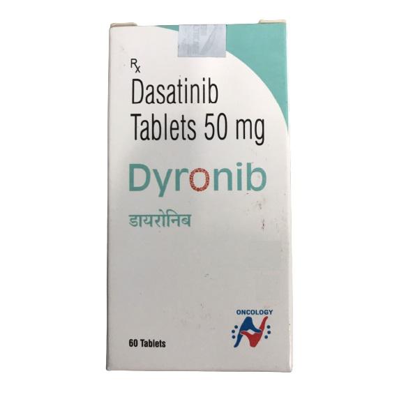 Dyronib 50mg (Dasatinib)Hetero (H/60v) INDIA