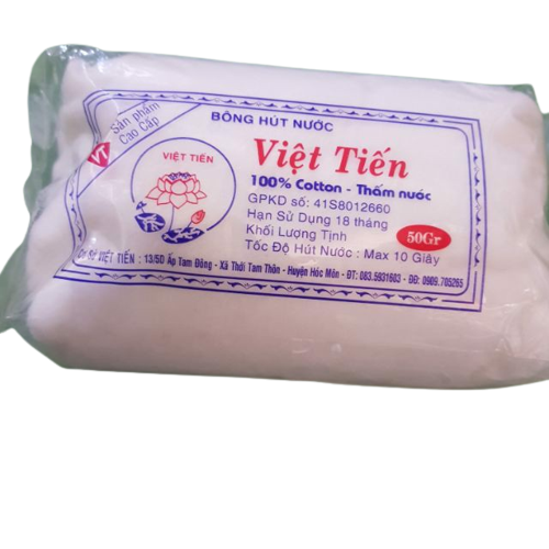 Bông gòn Việt Tiến (50gr/bịch)