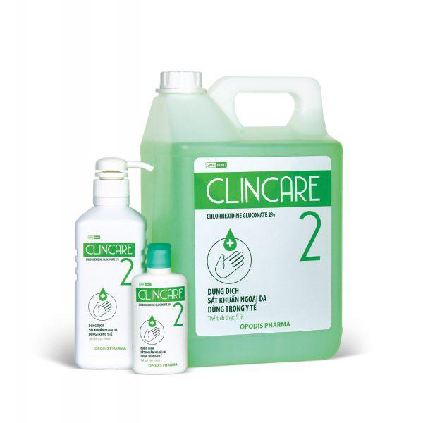 Dung dịch sát khuẩn ClinCare 2 (chai/ 5 lít)