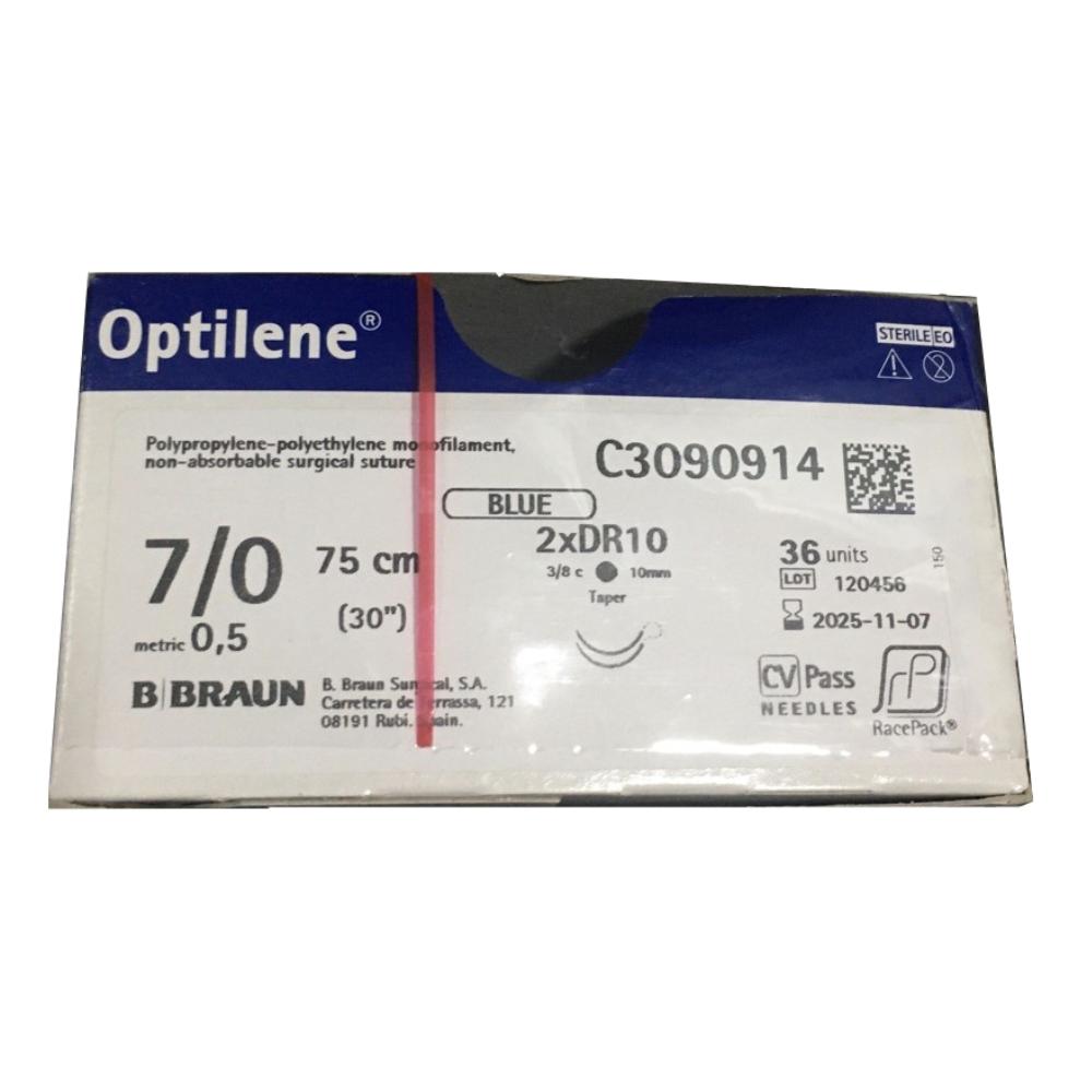 Chỉ phẫu thuật premillene - Optilene 7/0 - 75CM 2XDR10 (tép)