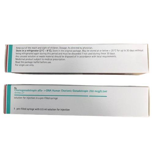 Ovitrelle 250 mcg/0.5ml (Choriogonadotropin alfa) Merck Italy (H/1 ong) 