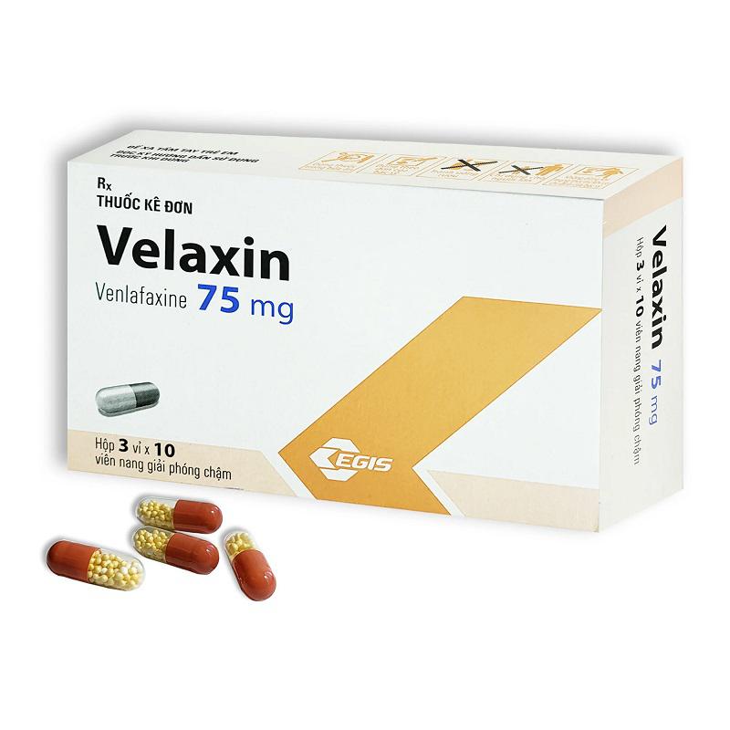 Velaxin 75mg (Venlafaxine) Egis (H/30v)