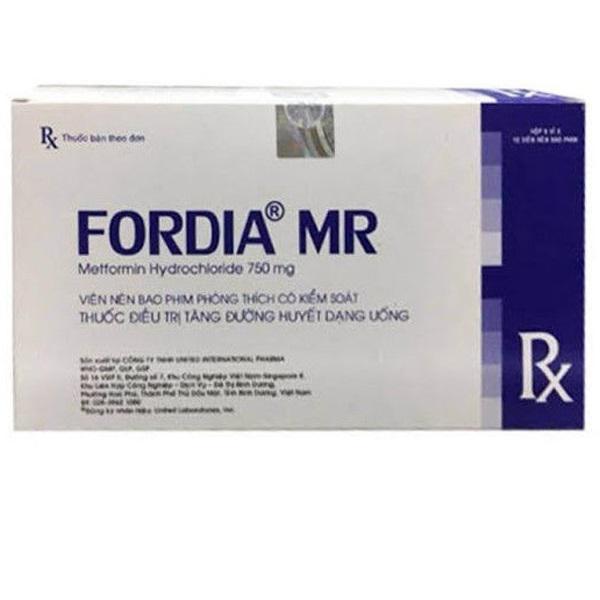 Fordia MR (Metformin) 750mg United (H/60v)