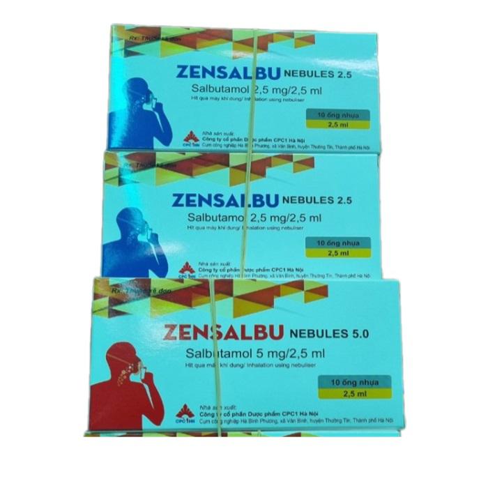 Zensalbu Nebules 2.5mg/2.5ml (Salbutamol) CPC1 (H/10o/2.5ml)