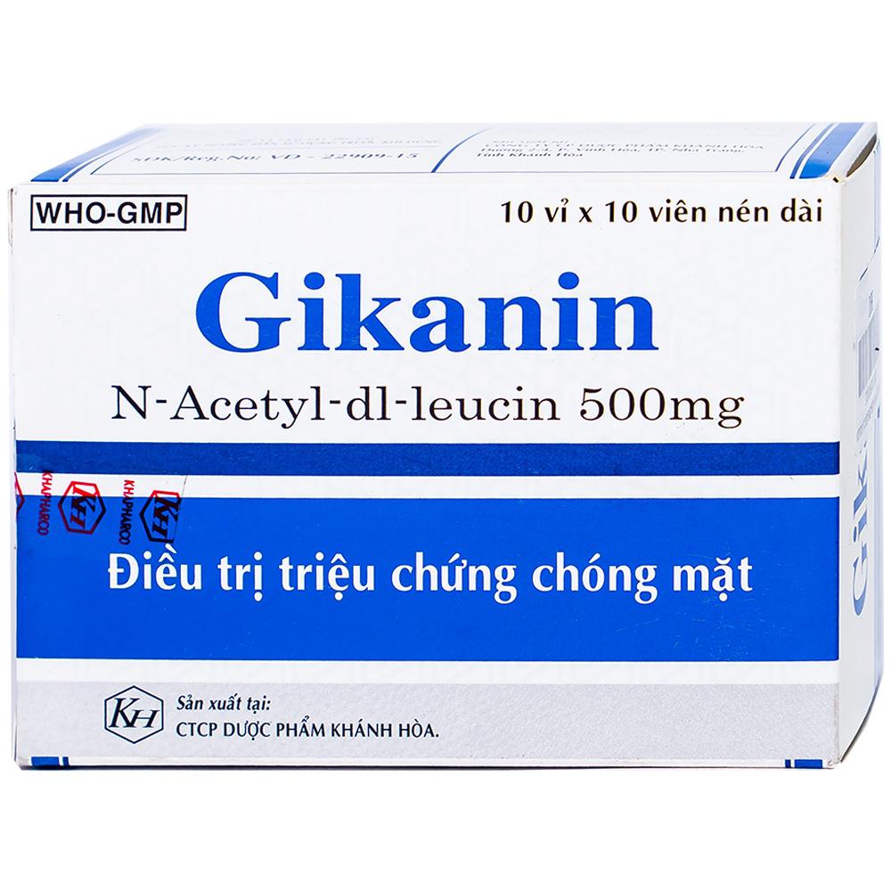 Gikanin 500 (Acetyl Leucin) Khapharco (H/100v)