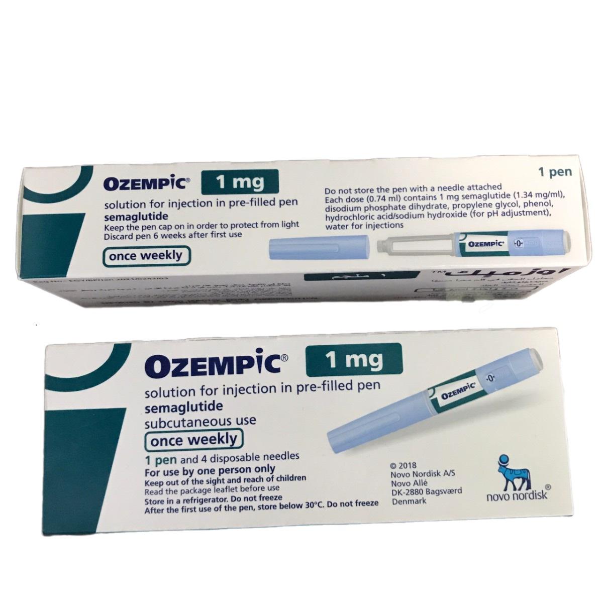 Ozempic 1mg (Semaglutide) Novo Nordisk Denmark (H/1 But)