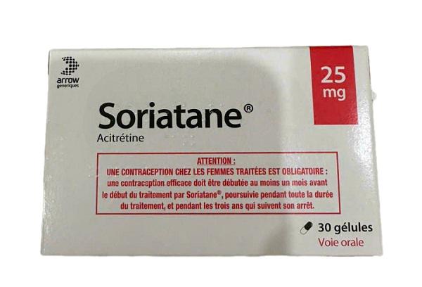 Soriatane 25mg (Acitretin) Arrow (H/30 Viên) France