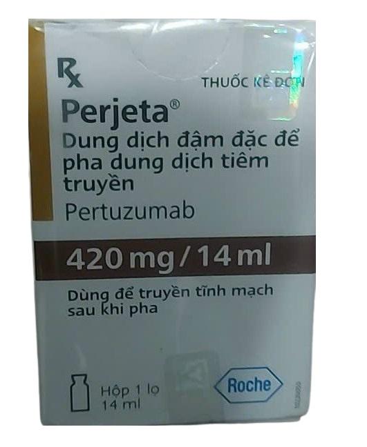 Perjeta 420mg/14ml (Pertuzumab) Roche (H/1 Lọ) CT