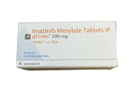 Glivec 100mg (Imatinib Mesylate Tablets IP) Norvatis (H/60 Viên)