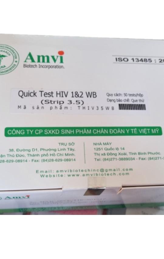 Test Nhanh HIV Amvi (H/50que)