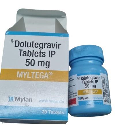 Myltega 50mg (Dolutegravir) Mylan IP (H/30 V)