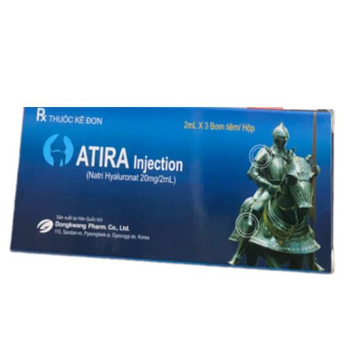 ATIRA Inj (Natri Hyaluronat) 20mg/2mL Dongkwang (Hộp/3 bơm tiêm)