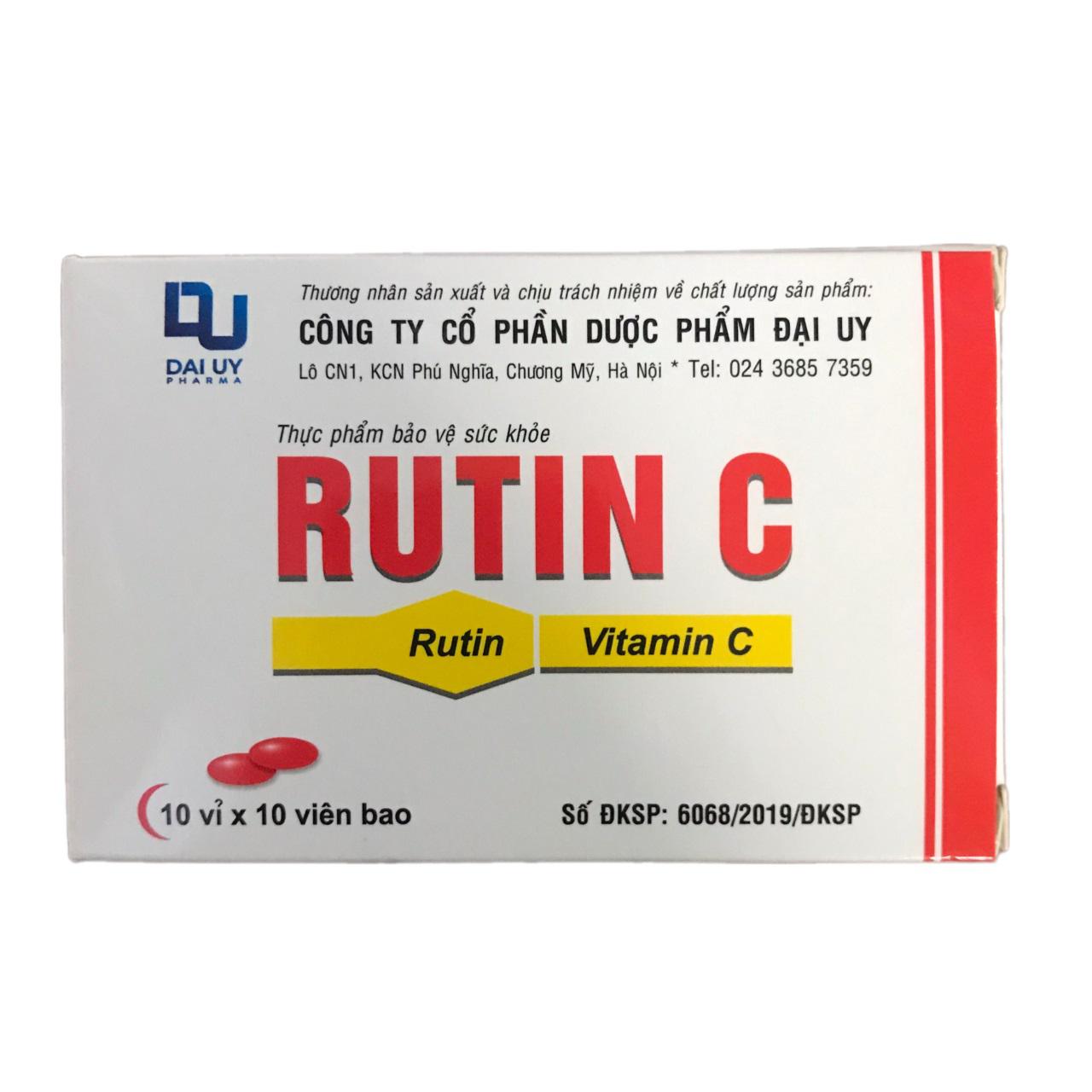 Rutin C Đại Uy (H/100v)