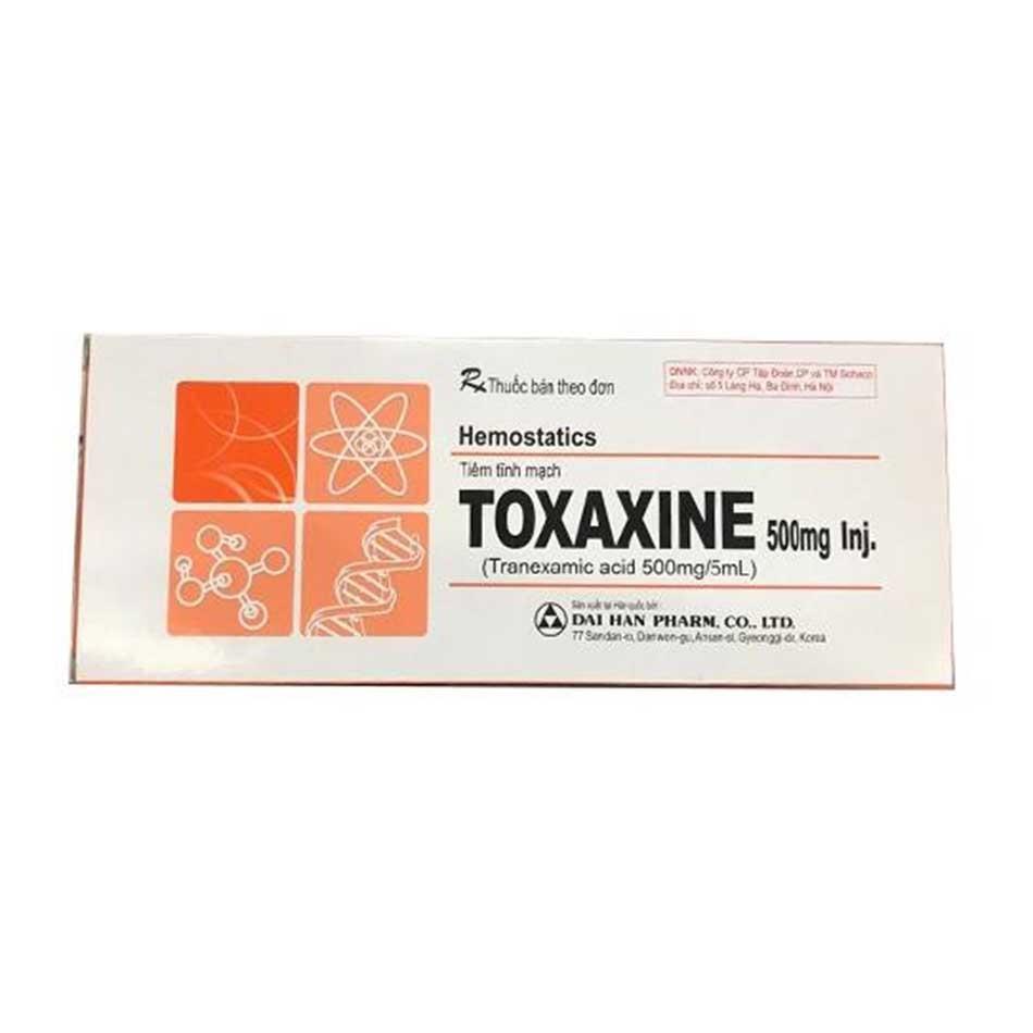 Toxaxine 500mg Inj (Acid Tranexamic) Dai Han (H/10 ống/5ml)