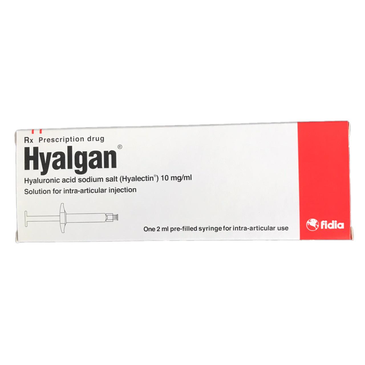 Hyalgan 20mg/2ml (Hyaluronic Acid) Fidia (H/1ống)