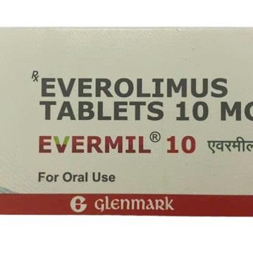 Evermil 10 (Everolimus 10mg) Glenmark (H/10 viên) Ấn Độ