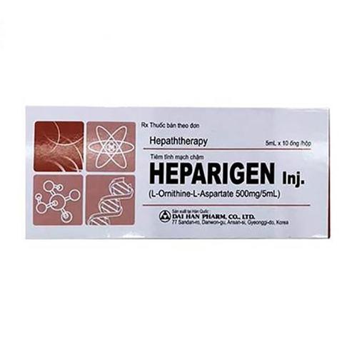 Heparigen 5g/10ml (L-ornithine L-aspartate) Dai Han (H/10ống/10ml)