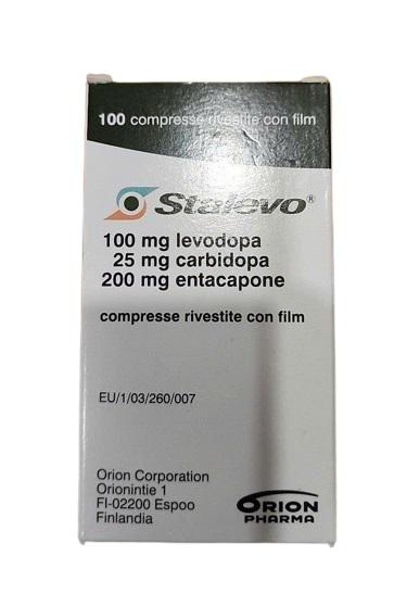 Stalevo 100/25/200mg (Levodopa, Carbidopa, Entacapon)ORion Italy (H/lo/100v)