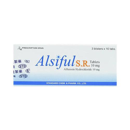 Alsiful S.R  10mg (Alfuzosin) Standard Đài Loan (H/30v) 