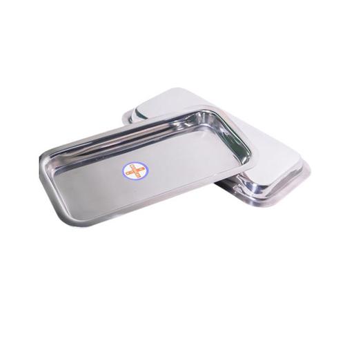 Khay chữ nhật  Inox 17 x 22 x 2cm (Cái) 