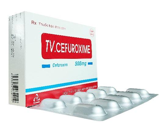 TV.Cefuroxim 500mg TV.Pharm VN (Hộp/30v)