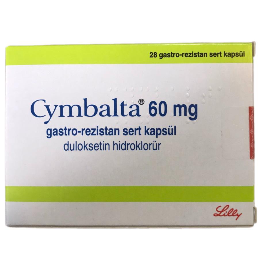 Cymbalta 60mg (Duloxetine) Lilly Turkey (H/28V)