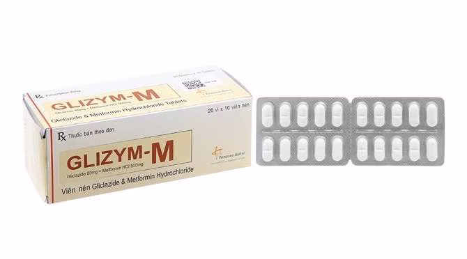 Glizym-M 80mg/500mg (Metformin Hydrochlorid, Gliclazid) Panacea Biotec Pharma (H/200v)