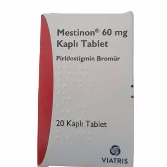 Mestinon 60mg kapli tablet (Pyridostigmine bromide) Viatris Turkey (H/20V)