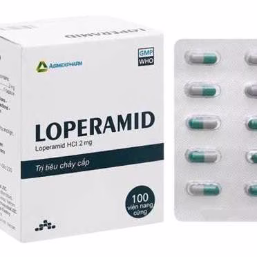 Loperamid 2mg Agimexpharm (H/100v)-Viên Nang